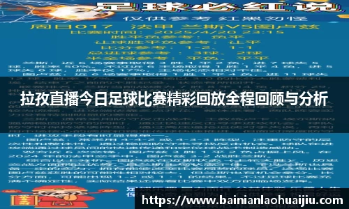 拉孜直播今日足球比赛精彩回放全程回顾与分析